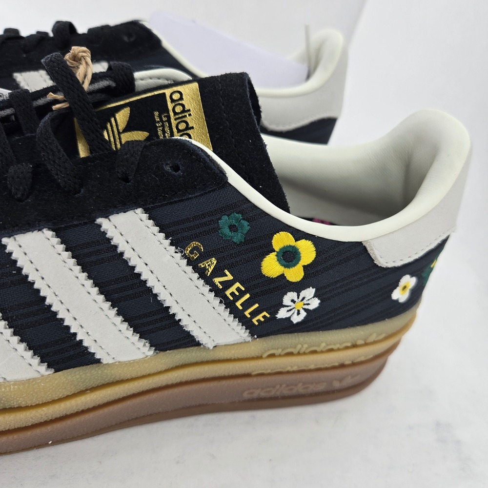 Adidas x Liberty London Gazelle Bold W Floral Black Gum IH1922 Womens Size 7 - Picture 11 of 14